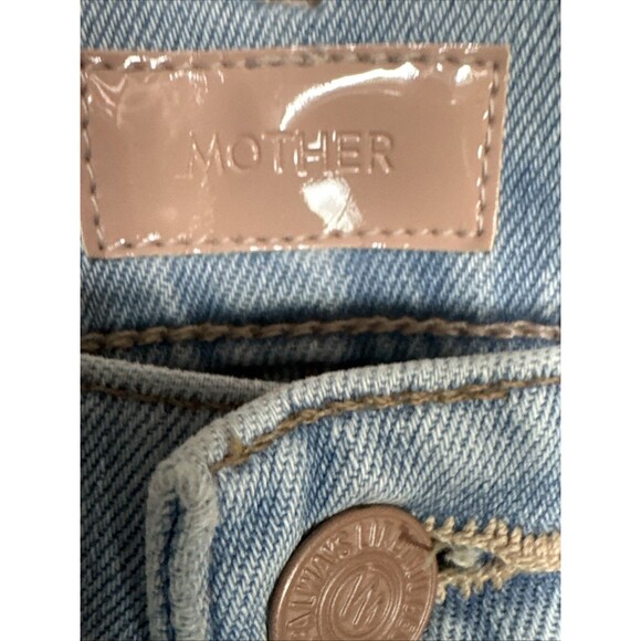 NWT MOTHER The Insider Crop Step Chew Size 29  Mentally Elsewhere Blue Jeans NEW - Picture 12 of 16